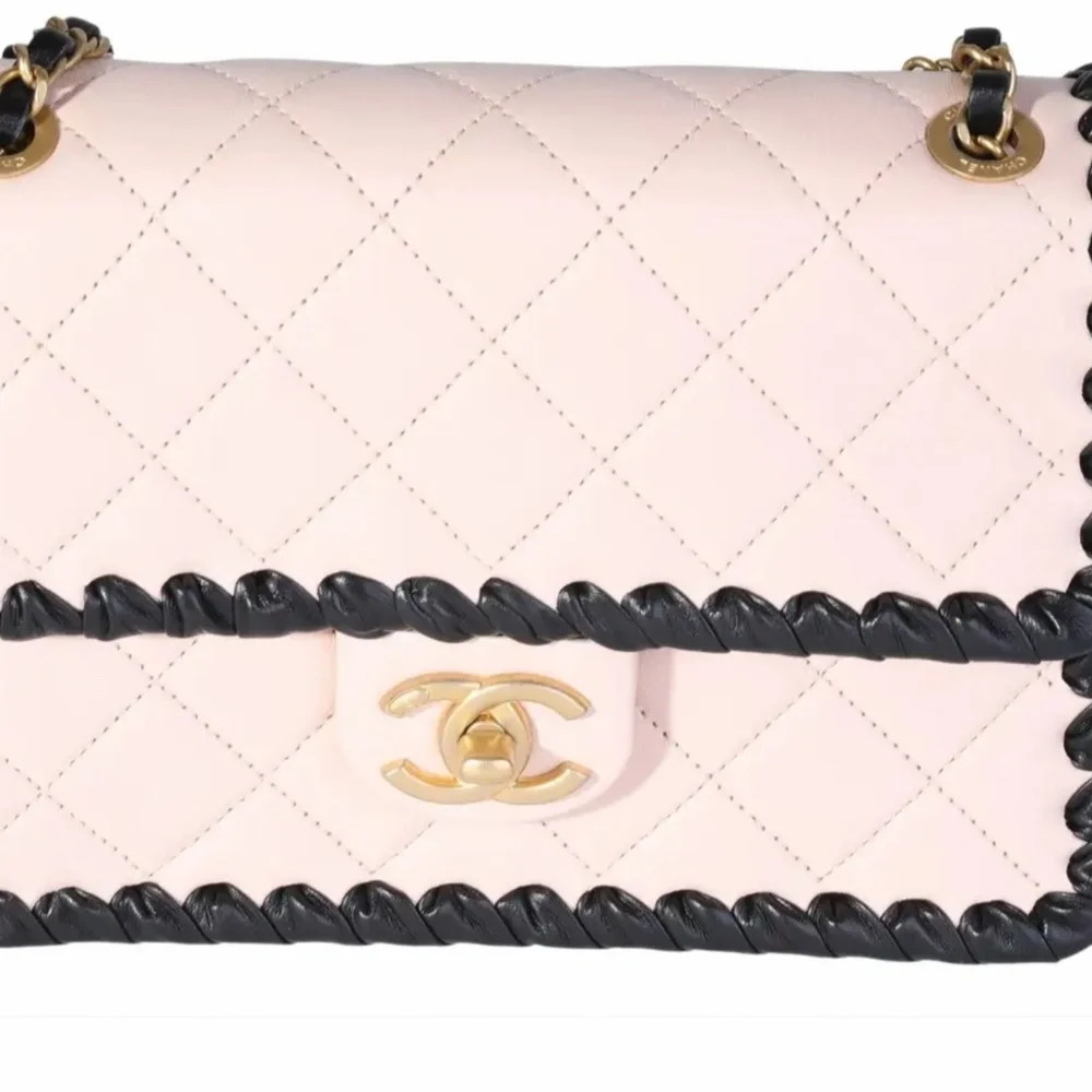 Chanel Lambskin & Black Whipstitch Mini Bag - Picture 7 of 13